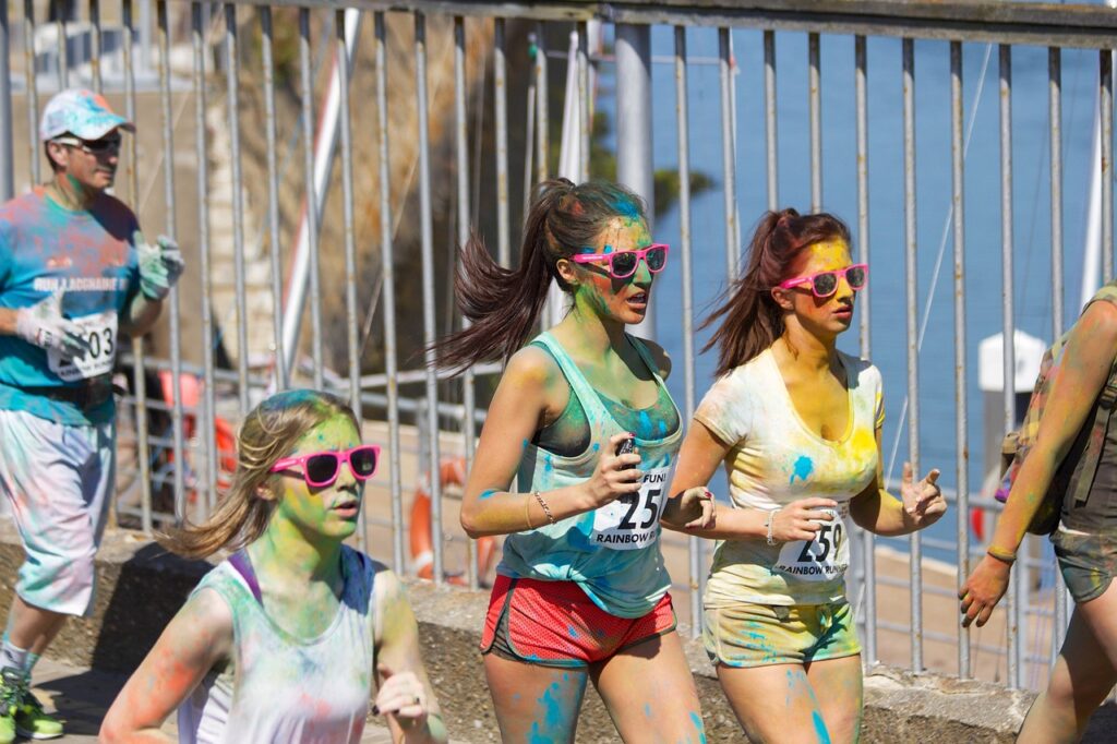 Empieza a correr en una Color Run