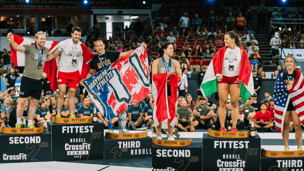 Crossfit Games 2023 podium